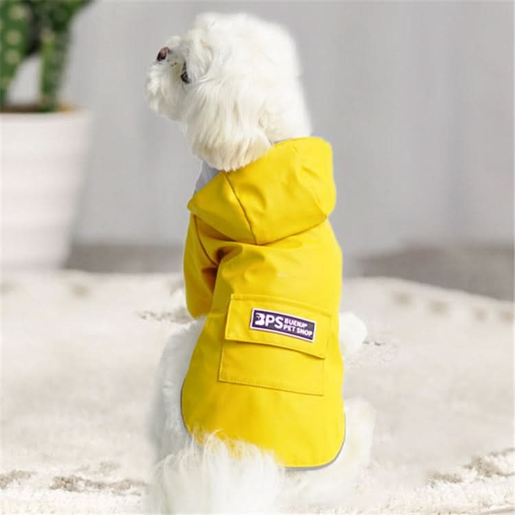 Dog Raincoat Hooded Four-Legged Clothes Waterproof All-Inclusive Small Dog Pet Raincoat - Reluova