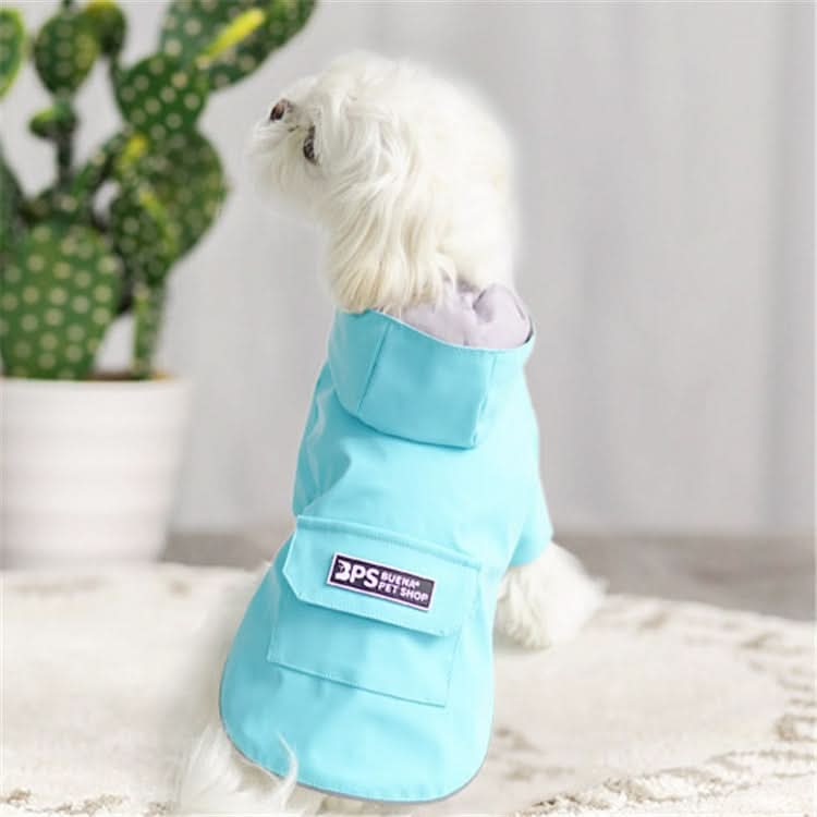 Dog Raincoat Hooded Four-Legged Clothes Waterproof All-Inclusive Small Dog Pet Raincoat - Reluova