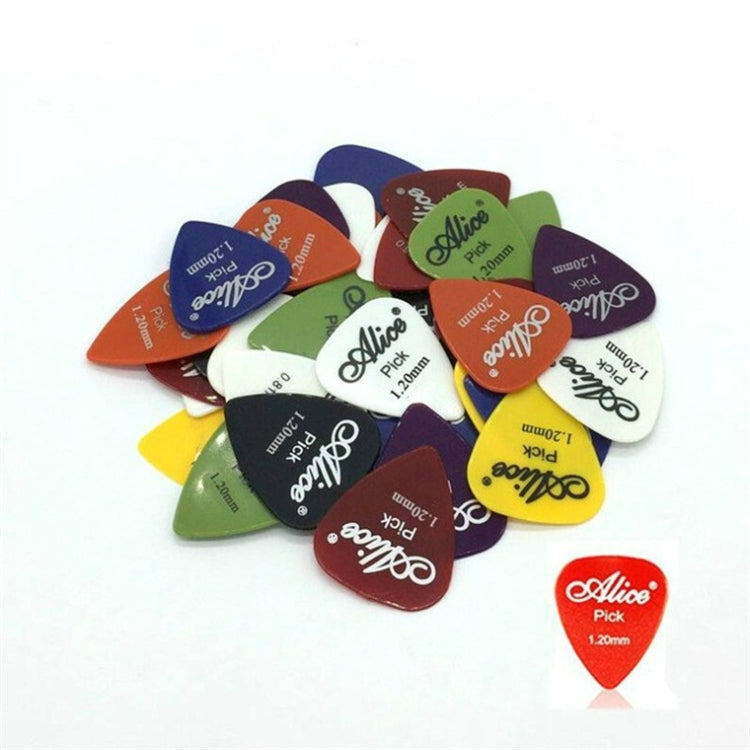 Alice 50 PCS ABS Electric Guitar Picks, Random Color Delivery