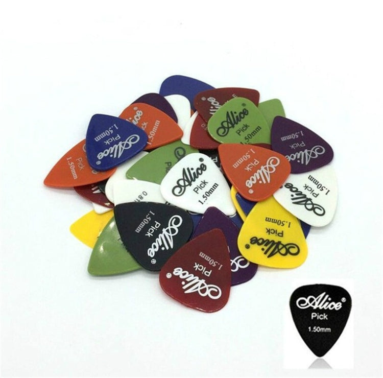 Alice 50 PCS ABS Electric Guitar Picks, Random Color Delivery