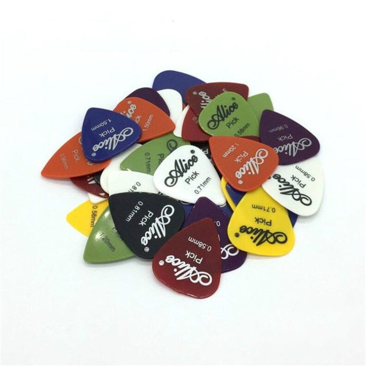 Alice 50 PCS ABS Electric Guitar Picks, Random Color Delivery