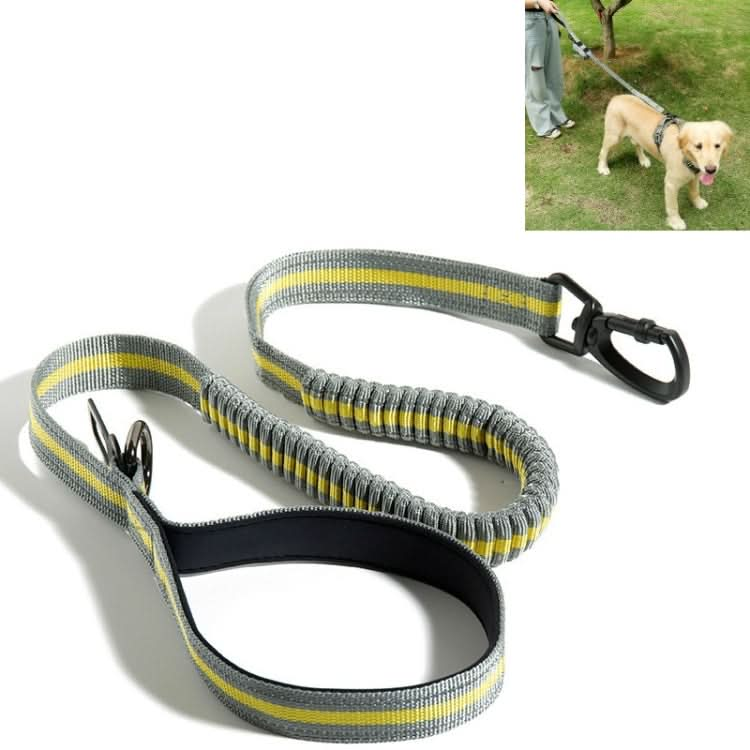 Dog Outdoor Anti-Scourge Traction Rope Nylon Reflective Elastic Stretch Dog Walking Rope - Reluova