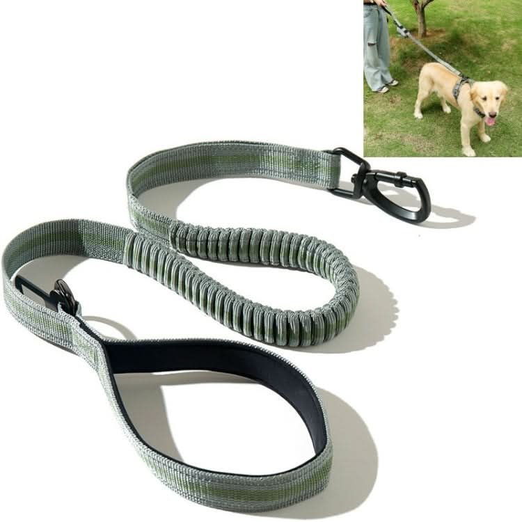 Dog Outdoor Anti-Scourge Traction Rope Nylon Reflective Elastic Stretch Dog Walking Rope - Reluova