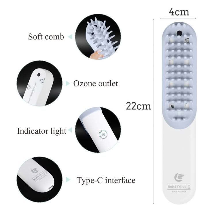 Pet Comb Massage Deodorant Sterilization Disinfection Dog Cat Cleaning Comb - Reluova