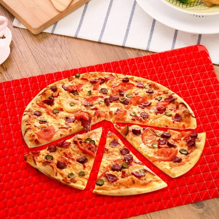 Silicone Multifunctional Bbq Pizza Mat Multifunctional Placemat Grill Mat Microwave Baking Mat - Reluova