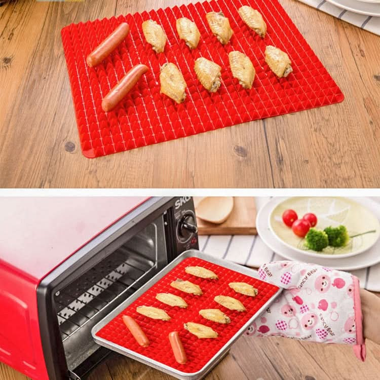 Silicone Multifunctional Bbq Pizza Mat Multifunctional Placemat Grill Mat Microwave Baking Mat - Reluova