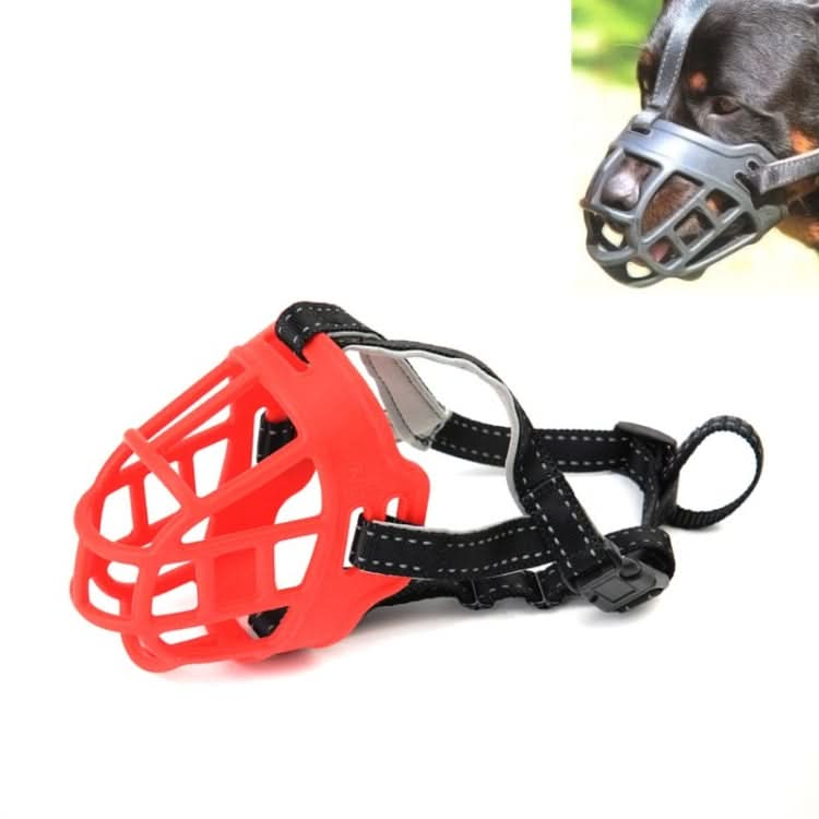 Mesh Breathable Silicone Anti-bite and Anti-call Pet Muzzle - Reluova