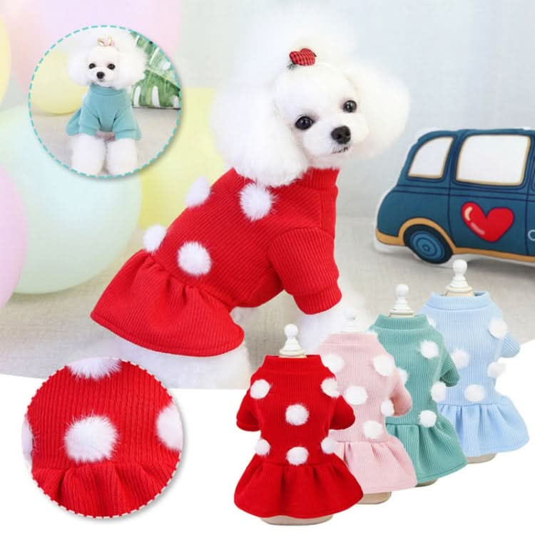 Pet Dog Skirt Pomeranian Bichon Wool Skirt Dog Warm Skirt - Reluova