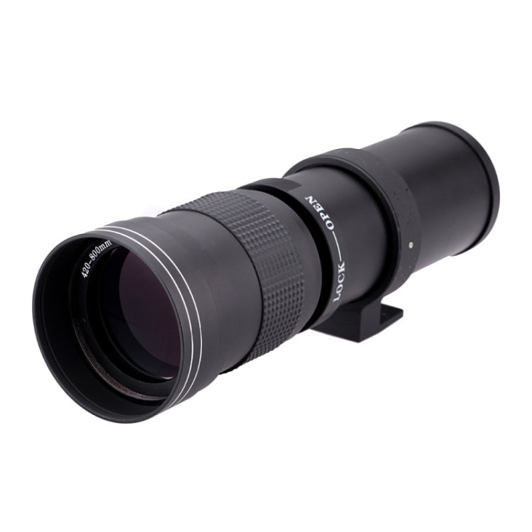 Lightdow 420-800mm Zoom Camera Lens Optical Glass Coating Photographic Lens