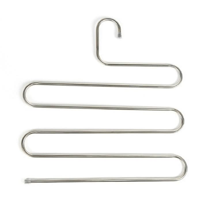 5 Layers S Shape Multi-Functional Clothes Hangers Pants Storage Hangers