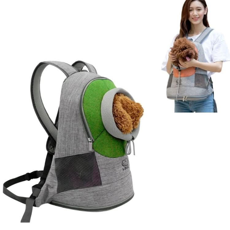 LDLC Chest Messenger Bag Pet Can Be Exposed Portable Breathable Backpack - Reluova