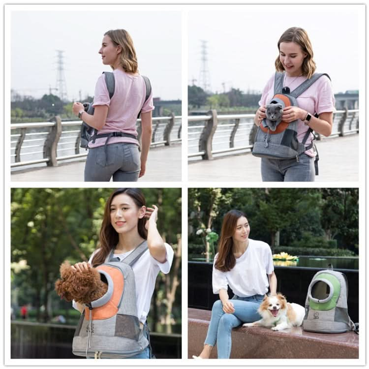 LDLC Chest Messenger Bag Pet Can Be Exposed Portable Breathable Backpack - Reluova