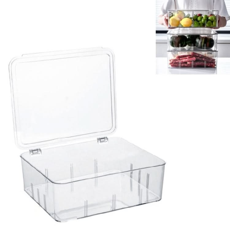 Food Storage Box Transparent Separated Fresh-Keeping Box Refrigerator Plastic Cold Storage Box - Reluova