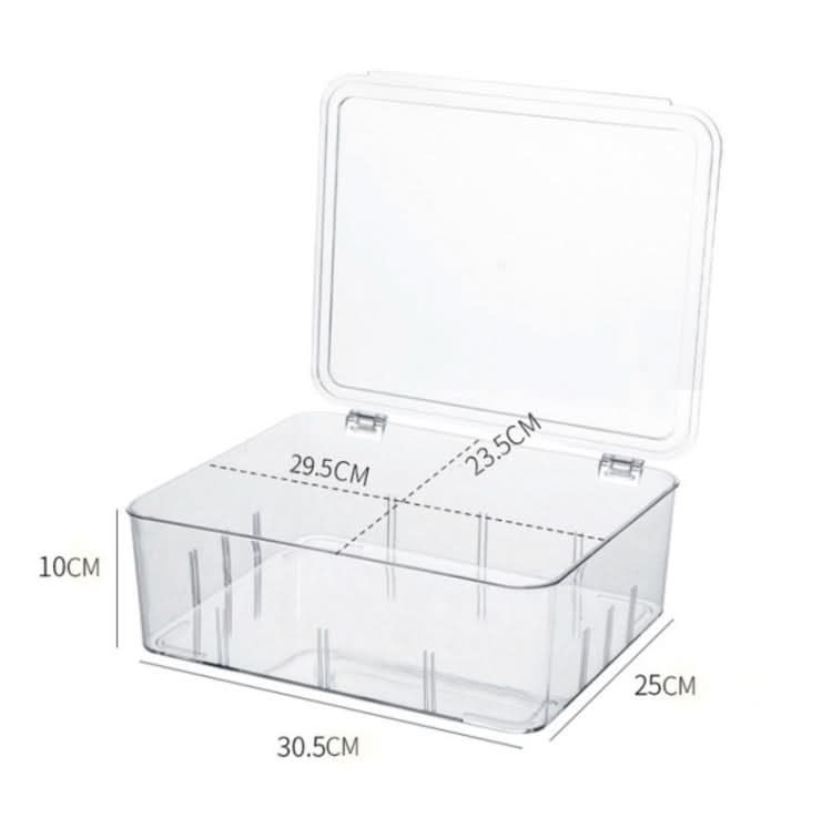 Food Storage Box Transparent Separated Fresh-Keeping Box Refrigerator Plastic Cold Storage Box - Reluova