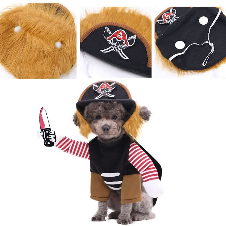 Dogs Cats Clothes Pet Supplies Horseback Transformations Halloween Funny Clothes - Reluova