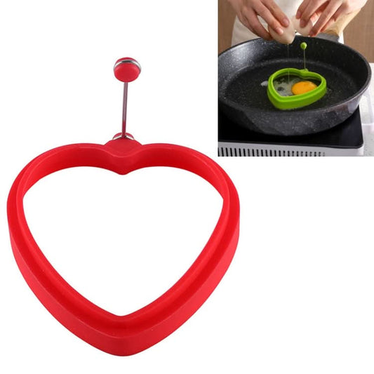 10 PCS Food Grade Silicone Heart-Shaped Omelette Pancake Mold Poached Egg Mold - Reluova