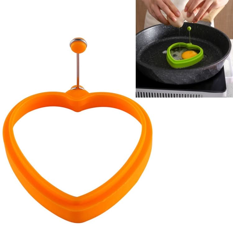 10 PCS Food Grade Silicone Heart-Shaped Omelette Pancake Mold Poached Egg Mold - Reluova