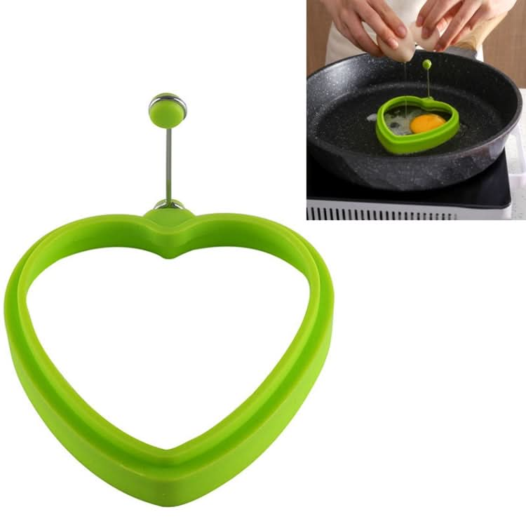 10 PCS Food Grade Silicone Heart-Shaped Omelette Pancake Mold Poached Egg Mold - Reluova