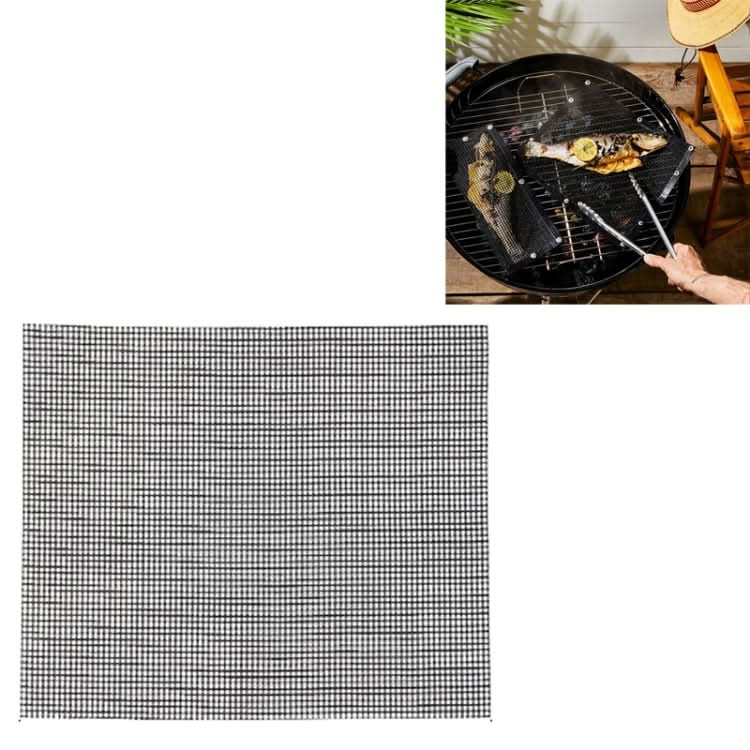 Non-Stick Grid Sheet Teflon Barbecue Mat Grill Grid Mat Reluova