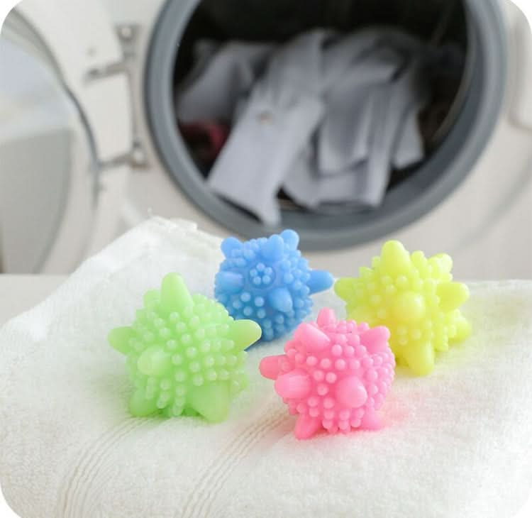 5 PCS Anti-winding Strong Decontamination Laundry Ball Home Washing Machine Starfish Solid Cleaning Ball-Reluova