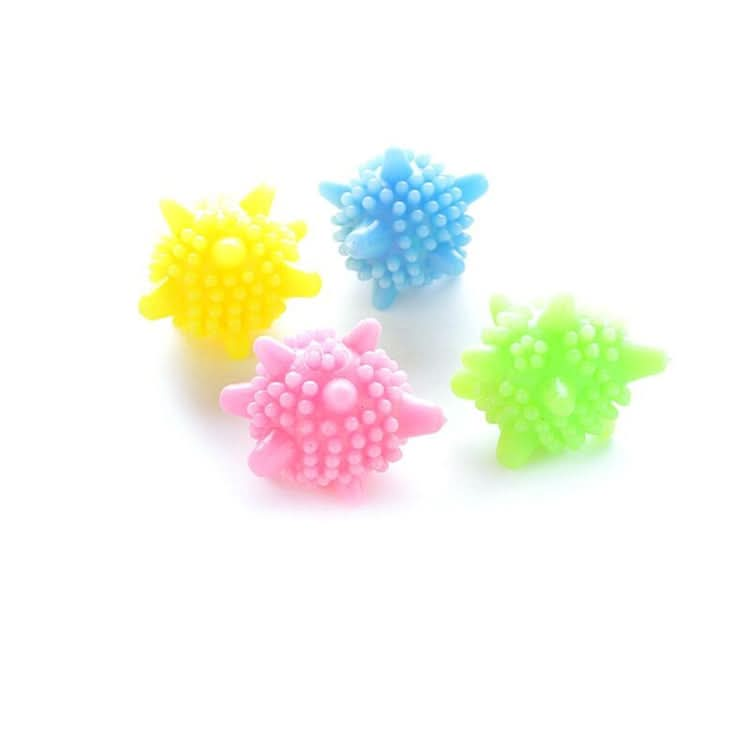 5 PCS Anti-winding Strong Decontamination Laundry Ball Home Washing Machine Starfish Solid Cleaning Ball-Reluova