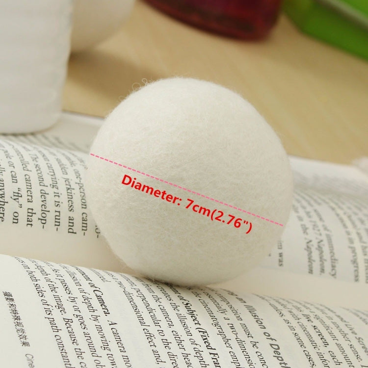 Laundry Clean Ball Reusable Natural Organic Laundry Fabric Softener Ball Premium Organic Wool Dryer Balls