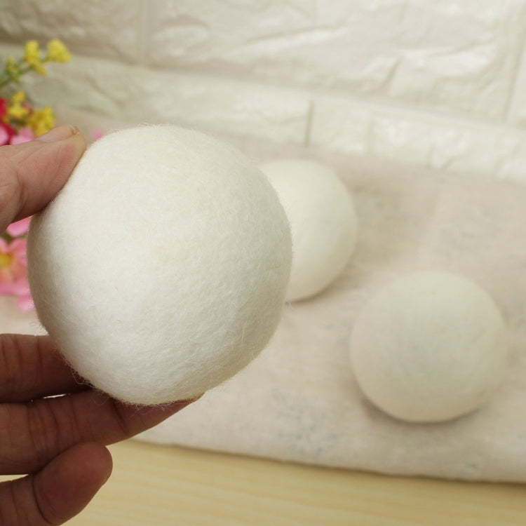 Laundry Clean Ball Reusable Natural Organic Laundry Fabric Softener Ball Premium Organic Wool Dryer Balls