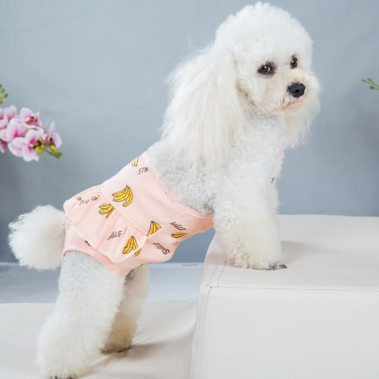 Banana Printed Dog Physiological Pants Comfortable Breathable Strap Pet Physiological Pants - Reluova