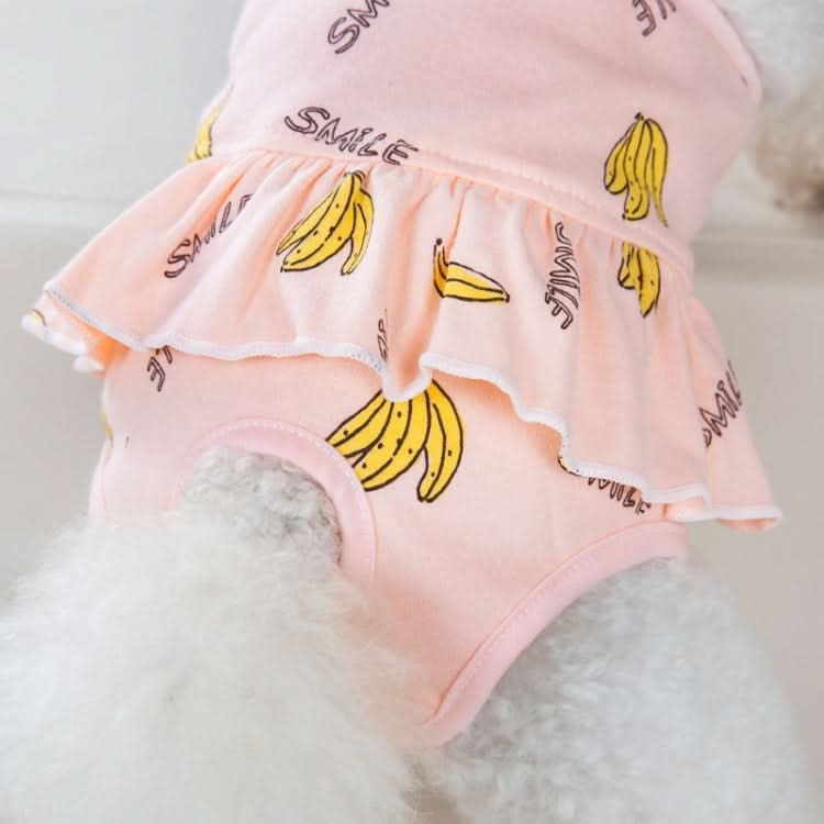 Banana Printed Dog Physiological Pants Comfortable Breathable Strap Pet Physiological Pants - Reluova