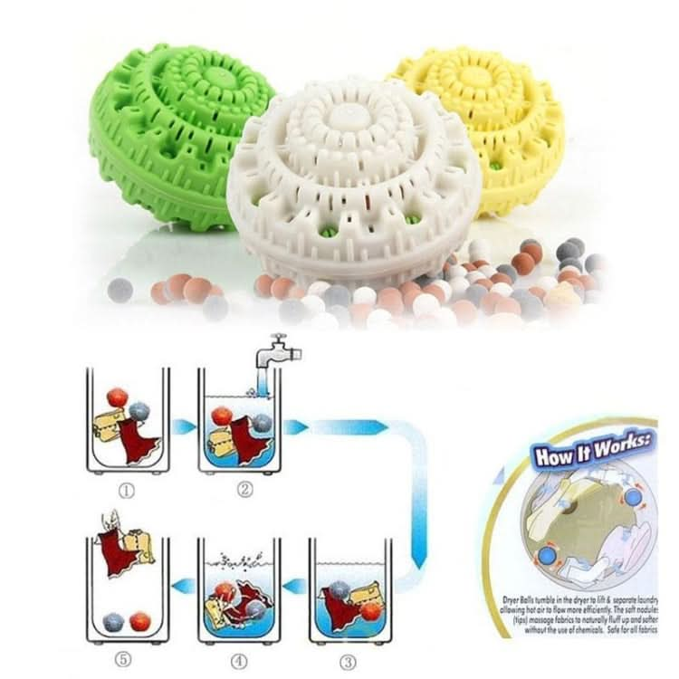 Green Laundry Reusable Anion Molecules Cleaning Magic Washing Ball