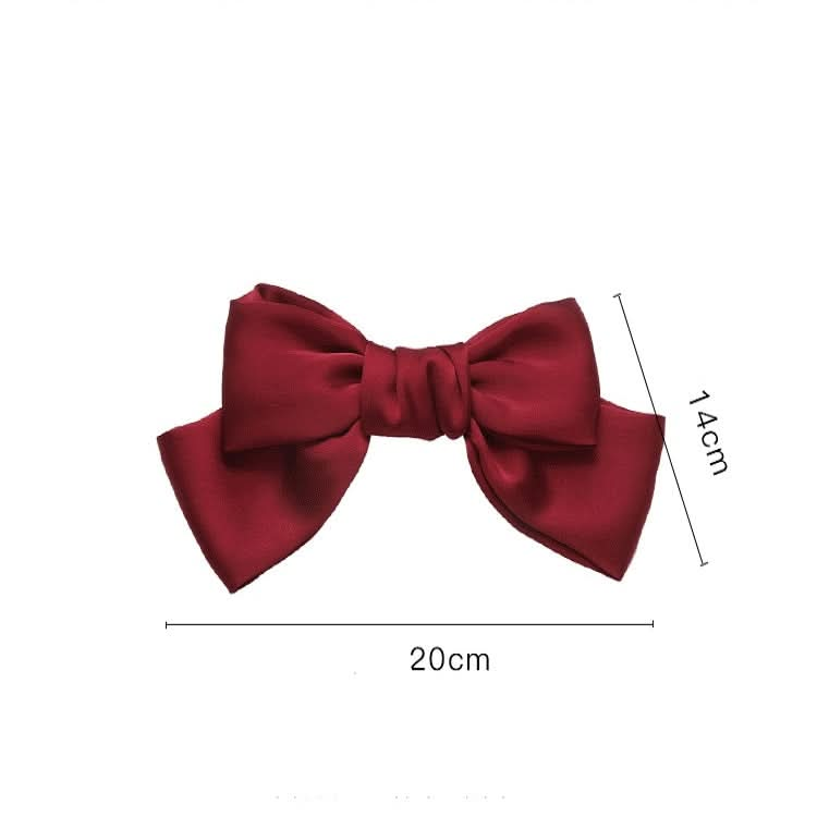 5 PCS Satin Bow Hairpin Back Head Hair Accessories-Reluova