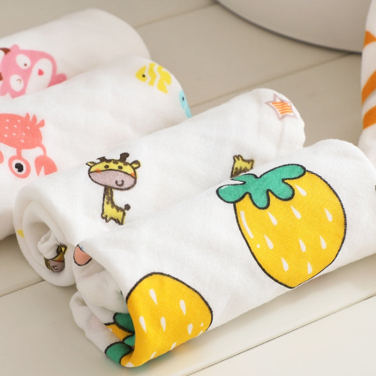 Six-Layer Gauze Cotton Baby Square Handkerchief Saliva Towel Styles Random Delivery My Store