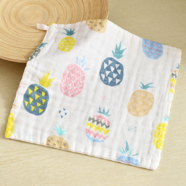 Six-Layer Gauze Cotton Baby Square Handkerchief Saliva Towel Styles Random Delivery My Store