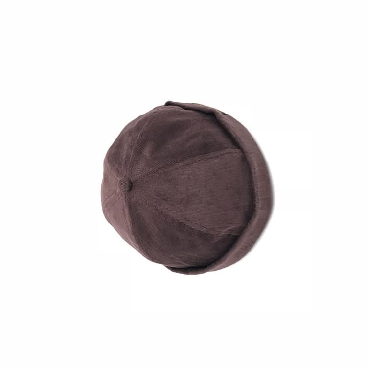 A16 Fall and Winter Corduroy Short Retro Beanie for Men and Women-Reluova