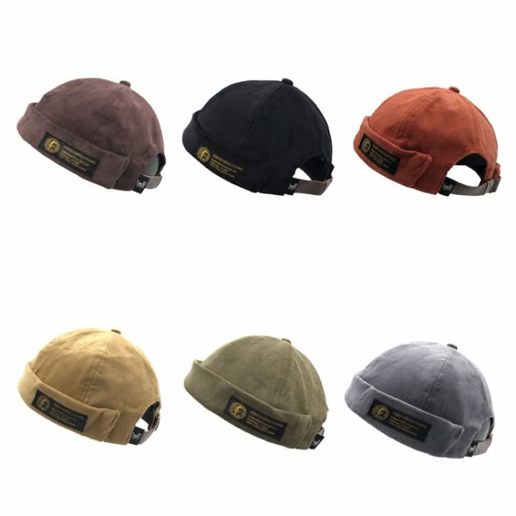 A16 Fall and Winter Corduroy Short Retro Beanie for Men and Women-Reluova