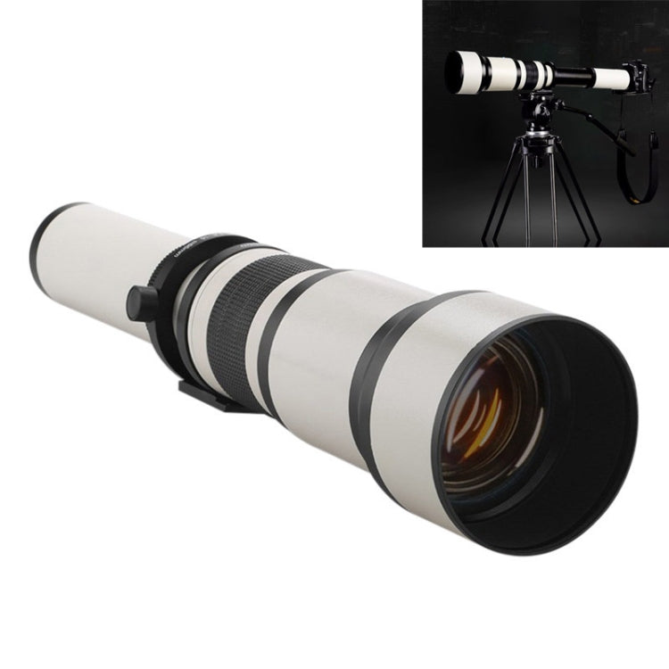 Lightdow 650-1300mm Telezoom-Kameraobjektiv T2 Astronomisches Spiegelteleobjektiv