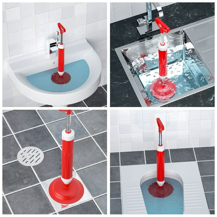 Household Sewer Dredge Toilet Suction Cup Vacuum Powerful Suction Pump