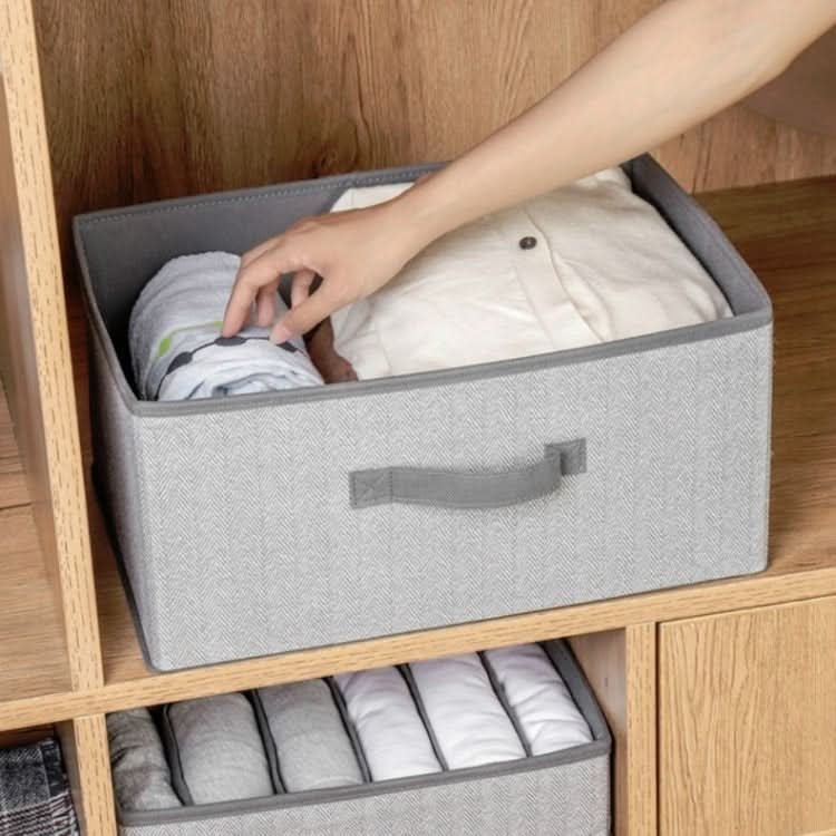 Non-woven Drawer Storage Box Square Uncovered Clothing Debris Sorting Box