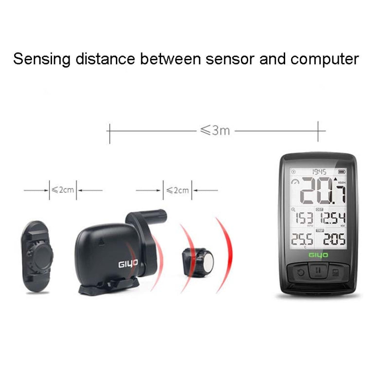 GIYO M4 Bicycle Computer Bluetooth Wireless Road Bike Speedometer Odometer