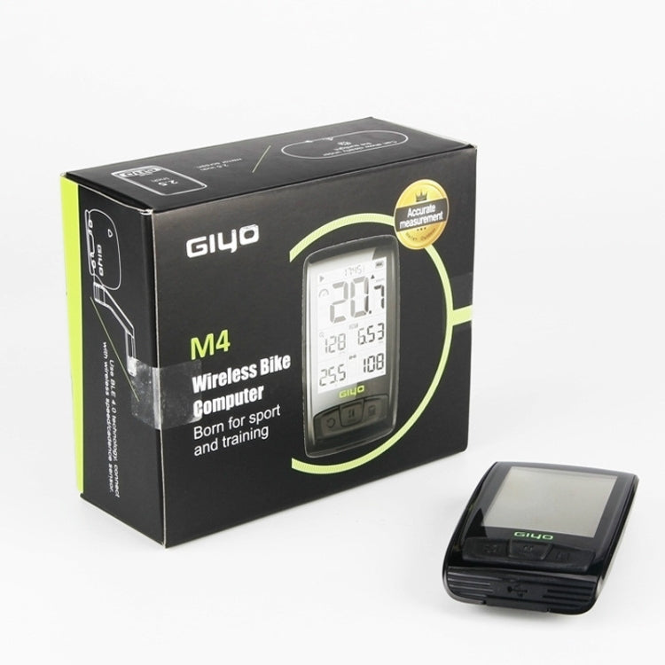 GIYO M4 Bicycle Computer Bluetooth Wireless Road Bike Speedometer Odometer