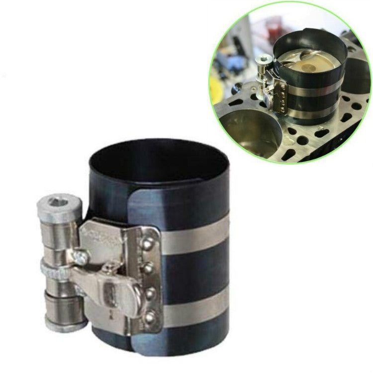 2 PCS Piston Ring Compressor Shrinker Piston Ring Installation Tool Engine Repair Tool-Reluova