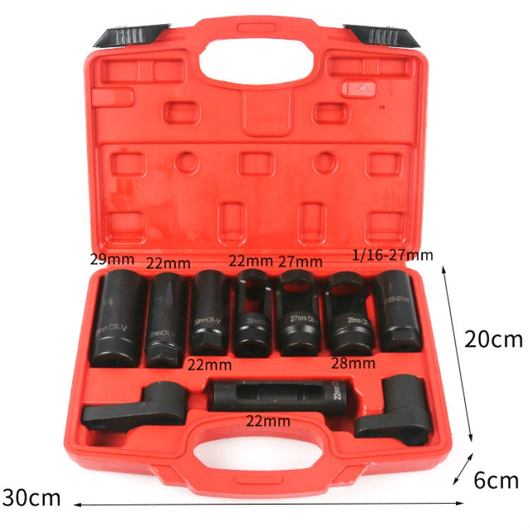 10 In 1 Oxygen Sensor Sleeve Removal Tool Wrench Set