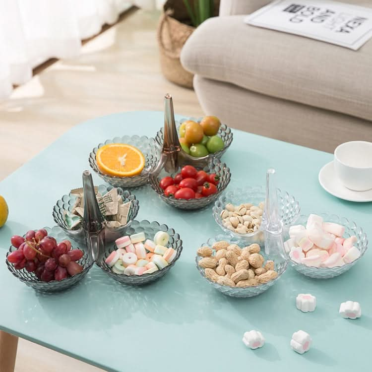 Fruit Storage Multi-layer Superimposed Fruit Tray Living Room Coffee Table Home Candy Tray - Reluova