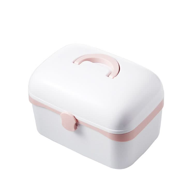 Multifunctional Dustproof Jewelry Cosmetic Plastic Box Household Portable Medicine Box Case