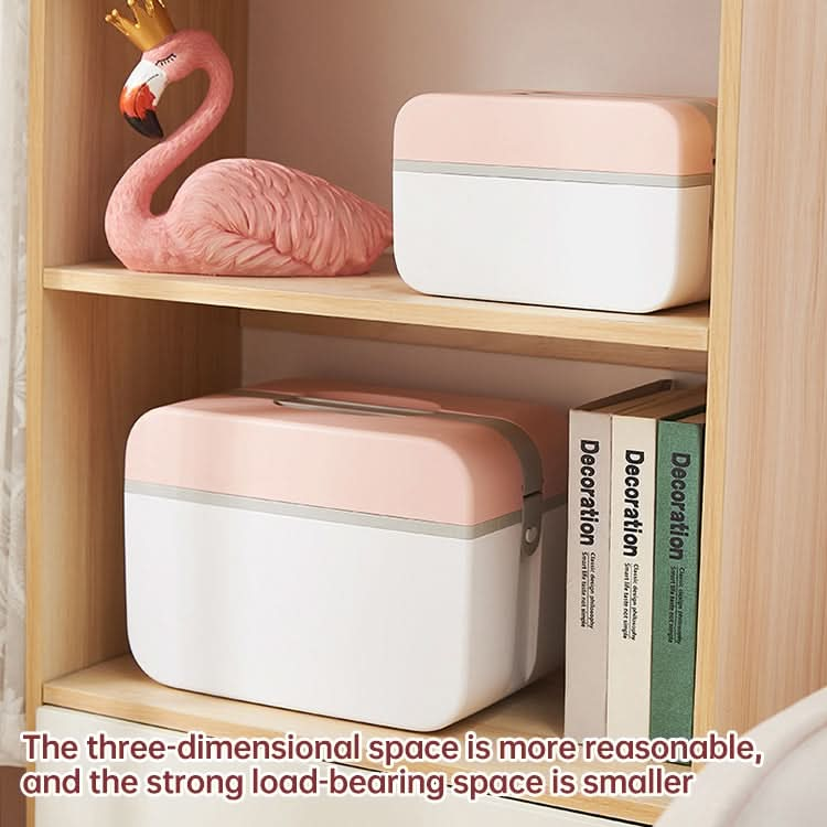 Multifunctional Household Dustproof Family Safety Emergency Storage Box Double-layer Medicine Case