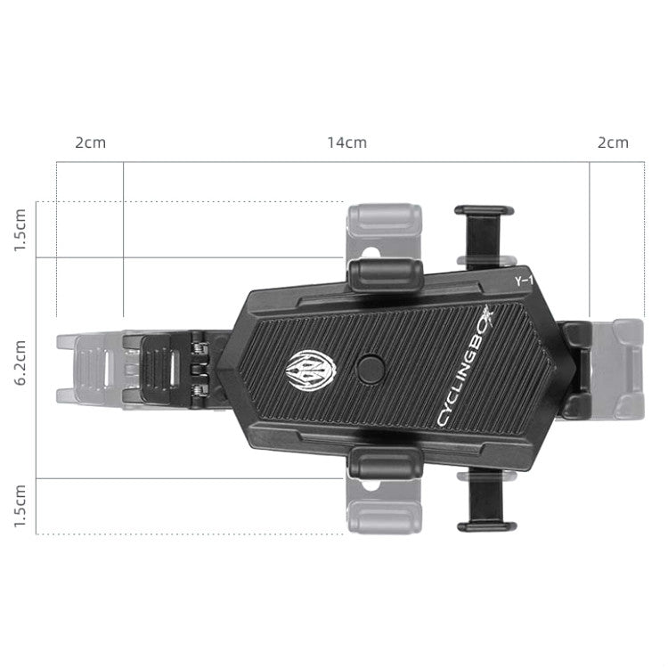 Bicycle Mobile Phone Holder Can Rotate And Adjust Fixed Aluminum Alloy Bracket Automatic Grab Bracket Reluova