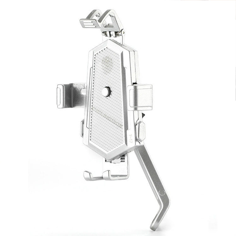 Bicycle Mobile Phone Holder Can Rotate And Adjust Fixed Aluminum Alloy Bracket Automatic Grab Bracket Reluova