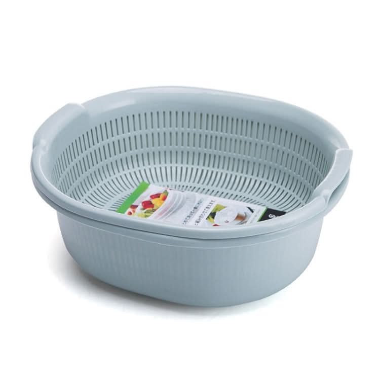 Double-Layer Vegetable Washing & Draining Basket Kitchen Fruit & Vegetable Storage Basket - Reluova