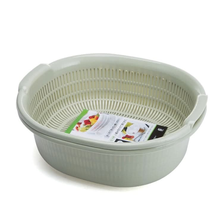 Double-Layer Vegetable Washing & Draining Basket Kitchen Fruit & Vegetable Storage Basket - Reluova