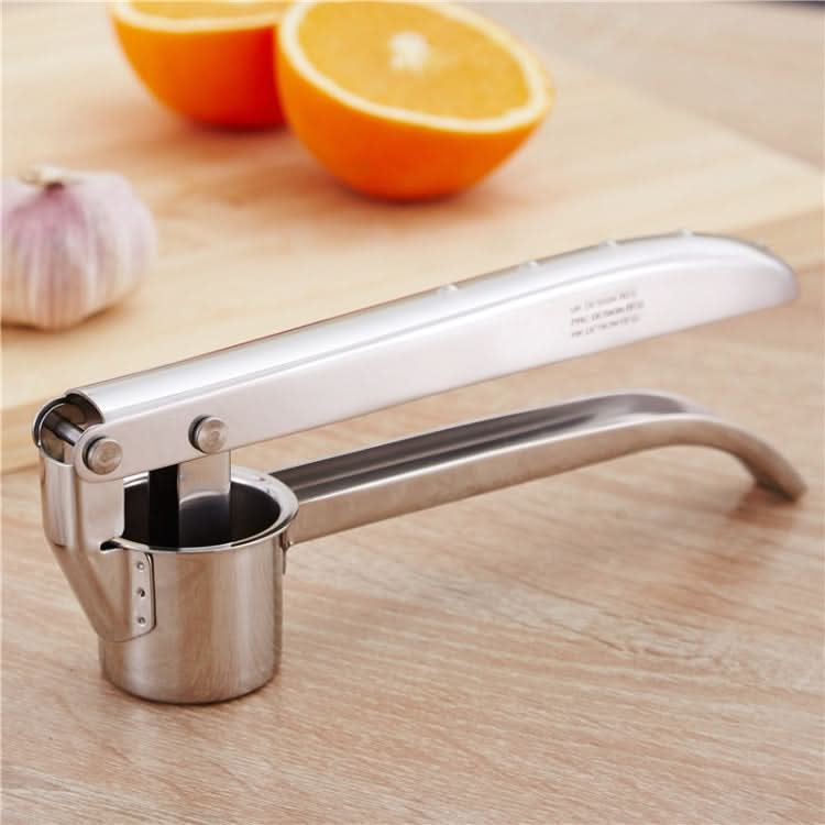 Stainless Steel Thick Manual Garlic Masher Garlic Press - Reluova